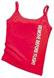 Born Aviation Women's Remove Before Flight, Ladies String T-shirt