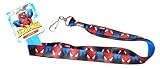 Spiderman Lanyard Key Chain Holder Blue