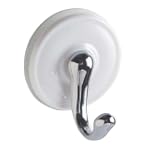 BlissHome, Interdesign, York, Suction Hook, White and Chrome