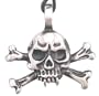 Skull And Crossbones Pewter Pendant Necklace