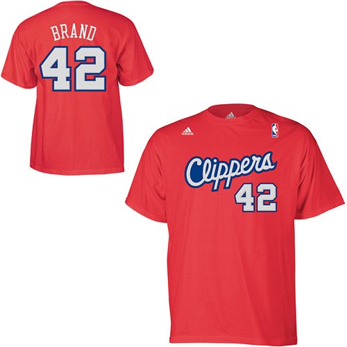 adidas Los Angeles Clippers Elton Brand Gametime Player T-Shirt