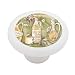 Olive Oil Country Decorative High Gloss Ceramic Drawer Knob