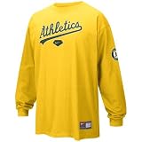 Nike Oakland Athletics Gold Practice Long Sleeve T-shirt
