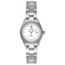 Swiss Military Hanowa Ladies Freedom 316L Stainless Steel White Dial Watch #06-7023-04-001 by Swiss Military Hanowa