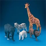 Vinyl Zoo Animal Set (set of 5)
