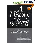 Click here to buy  History of Song  by Denis Stevens.