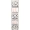 Bracken Creek 11-Pocket Hanging Wall Organizer - Black Damask Print