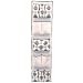 Bracken Creek 11-Pocket Hanging Wall Organizer - Black Damask Print