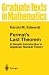 Fermat's Last Theorem: A Genetic Introduction to Algebraic Number Theory (Graduate Texts in Mathematics)