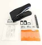 i-Plus Company Tech【Amazon限定】SIMパンチ (micro/nano 対応SIMカッター) + SIM変換アダプター4点セット 付き SIMC/MOOSY