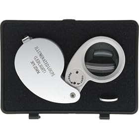 SE 30X Illuminated Jewelers Loupe