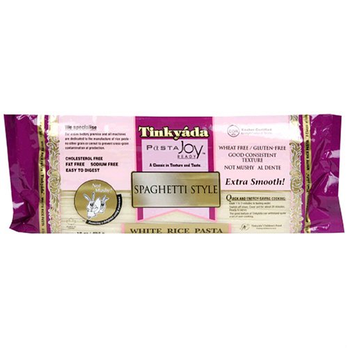 Tinkyada White Rice Spaghetti, 16-Ounce Packages (Pack of 12)