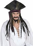 IMAGE OF Rubies Accessories Pirate Hat with Dread Locks