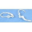 2 Sterling Silver Lever Back Earrings Earwires Findings