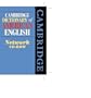 Cambridge Dictionary of American English Network CD-ROM