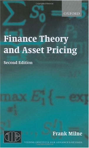 Finance Theory and Asset Pricing