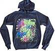 MAYDAY PARADE - Rain Splat - Grey Zip Up Hoodie