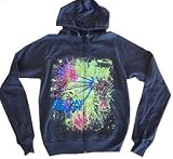 MAYDAY PARADE - Rain Splat - Grey Zip Up Hoodie