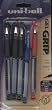 Sanford Uniball Gel Grip Pens Assorted Colors 5 In Total Med 0.7 mm Red, Black, Blue