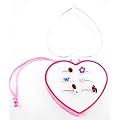 6 Bagues Fillette R�glables Pour La Princesse Coffret Coeur - Bijou Fantaisie Enfant Neuf
