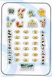 ポケットモンスター　ボタンシール　ピカチュウ
