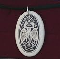 Celtic Pendant: Birds of Prophecy