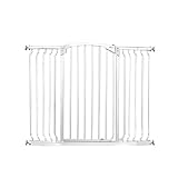 Tall Dream Baby Hall Security Gate with Extensions - White
