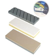 Norton Waterstone Starter Kit: 220/1000 grit stone, 4000/8000 grit stone, SiC flattening stone