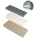 Norton Waterstone Starter Kit: 220/1000 grit stone, 4000/8000 grit stone, SiC flattening stone