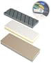 Norton Waterstone Starter Kit: 220/1000 grit stone, 4000/8000 grit stone, SiC flattening stone