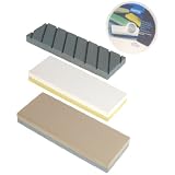 Norton Waterstone Starter Kit: 220/1000 grit stone, 4000/8000 grit stone, SiC flattening stone