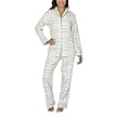 Gilligan & O'Malley&reg; Womens Flannel Coat PJ Set - Green Plaid