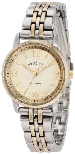 AK Anne Klein Women's 10/9783IVTT Ivory Dial Two-Tone Bracelet Watch