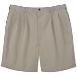 Comfort Zone Wrinkle-free Pleated Twill Shorts