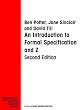 Introduction to Formal Specification and Z (Prentice Hall International Series in Computer Science)
