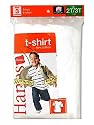 Hanes - Boys 3-Pack White Cotton T-Shirts - B2138