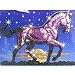 Ksg Arts and Crafts Sequin Art and Bead 1003 Sunset Horse Picture Kit Containing 275mm x 370mm Polystyrene Framed Pre Printed Picture