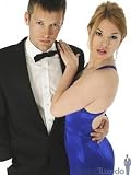 Tuxedo - 100% Worsted Wool 1 Button Classic Tuxedo with Satin Notch Lapel