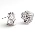 1 Carat 14KWG Diamond Earrings