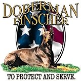 Protect/Serve-Doberman Adult T-Shirt