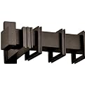 Manhattan Square Wood Drapery Hardware Collection - Espresso