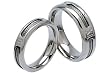 Titanium Ring with Roman Numeral Engraving