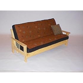 Venice Futon Frame w/ 9inch Premium Futon Mattress - Full Size