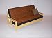 Venice Futon Frame w/9" Premium Futon Mattress - Full KD