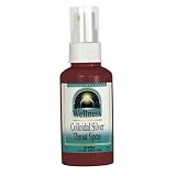 Source Naturals Wellness Colloidal Silver Throat Spray, 30 ppm, 1 Fluid Ounce