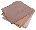 Norwex Antibacterial Microfiber Washcloth Set of 3, Natural