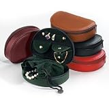 Royce Leather Mini Jewelry Case (Red)