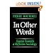 In Other Words: Essays Toward a Reflexive Sociology