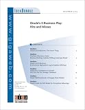 cover of Oracle's E-Business Play : Hits and Misses