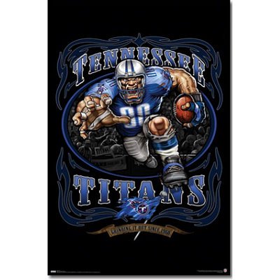 Tennessee Titans Mascot NFL 22x34 POSTER Sports Poster Print, 22x34
